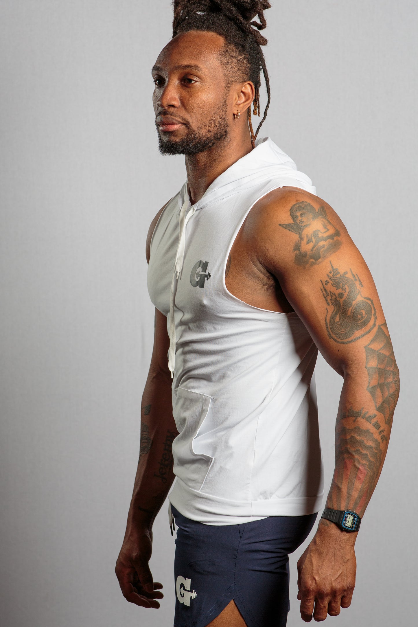 Sleeve Less G Tag T Shirts