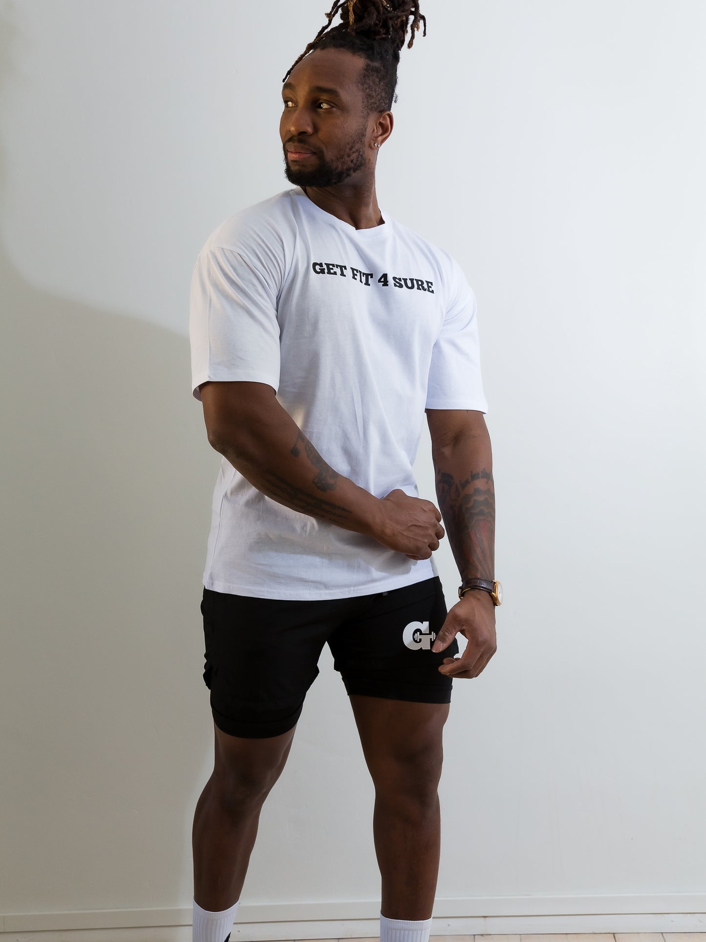 Get fit 4 sure t shirts and shorts