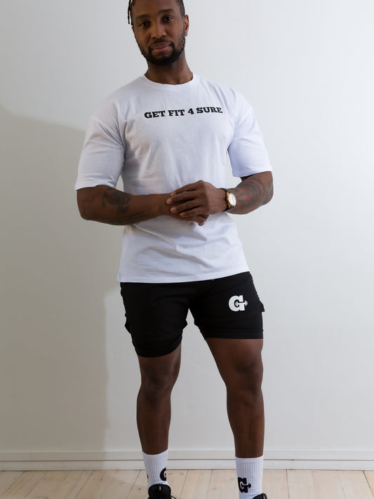 Get fit 4 sure t shirts and shorts