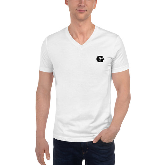 Unisex Short Sleeve V-Neck T-Shirt